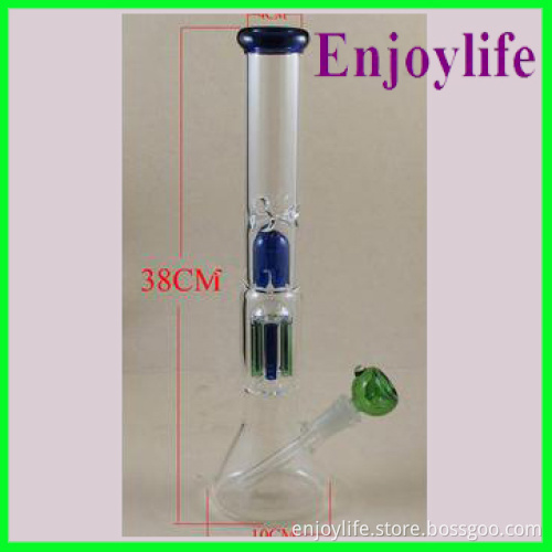 New Design 8 Arm Tree Glass Pipes with 2 Perc, 45cm Glass Pipe